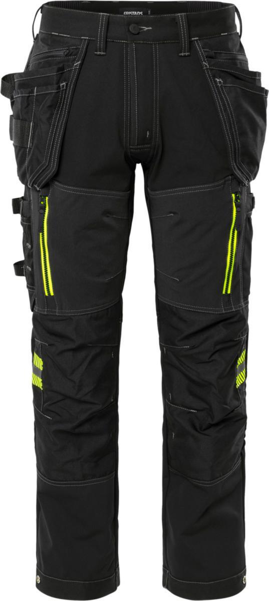 Midjebyxa Fristads 2566 STP - MIDJEBYXA FR 2566STP SVART STRETCH HANTV C54