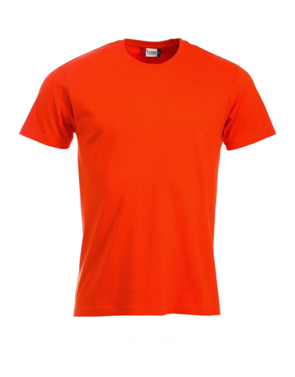 T-shirt Clique 029360 New Classic-T - T-SHIRT CLIQUE 029360 CLASSIC BLODAPELSIN STL S