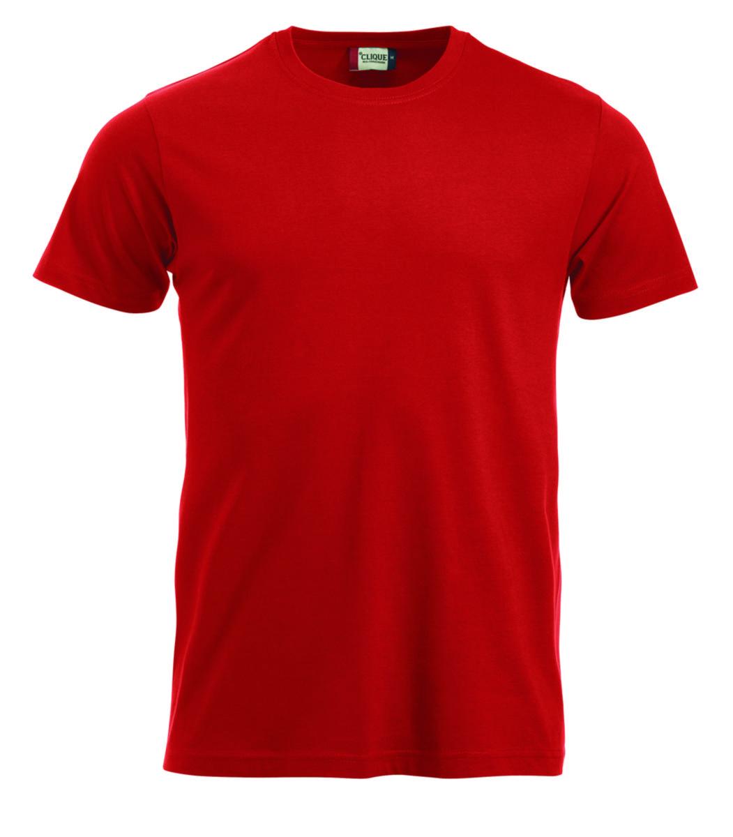 T-shirt Clique 029360 New Classic-T - T-SHIRT CLIQUE 029360 CLASSIC RÖD STL 5XL