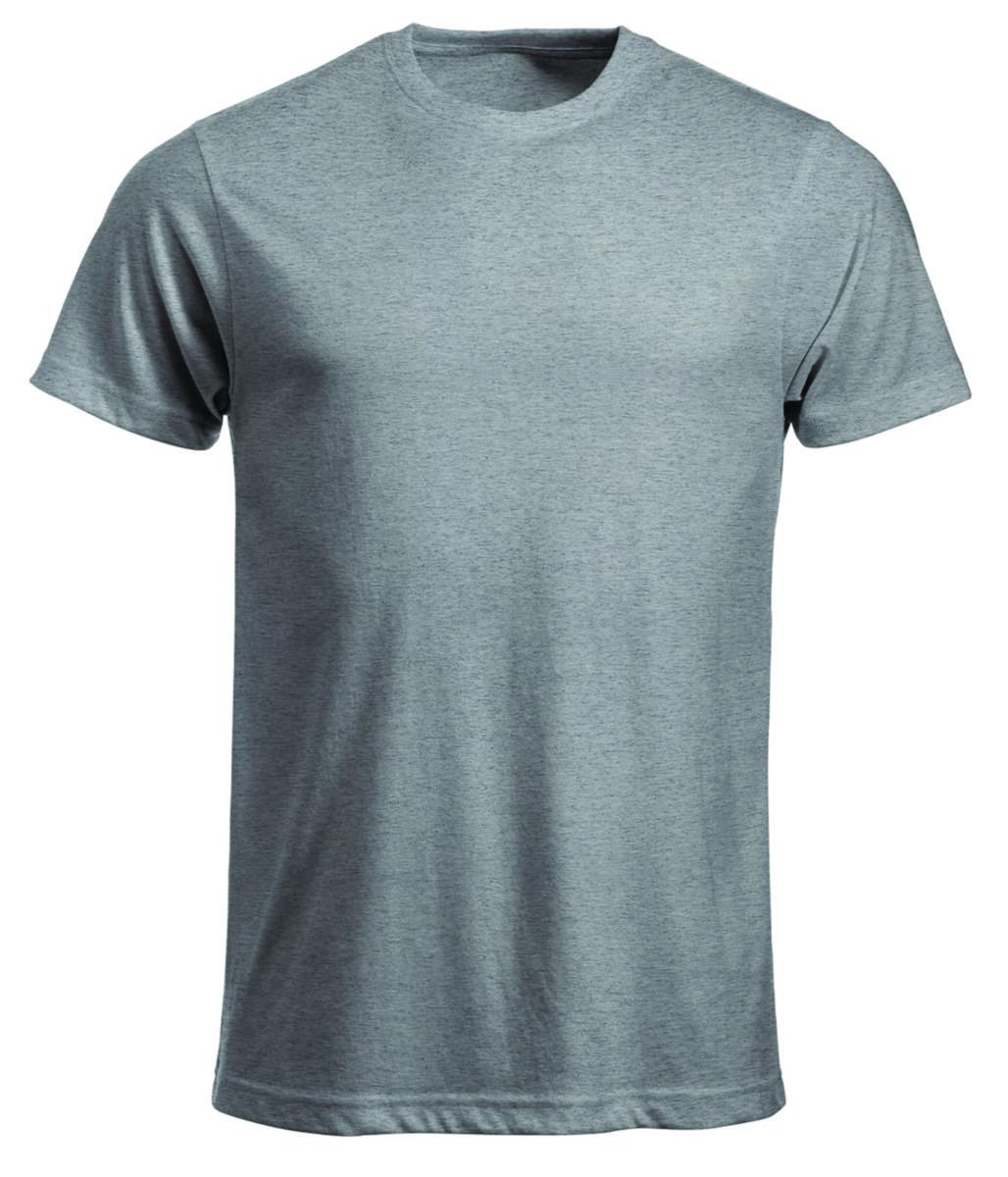 T-shirt Clique 029360 New Classic-T - T-SHIRT CLIQUE 029360 CLASSIC GRÅMELERAD STL L
