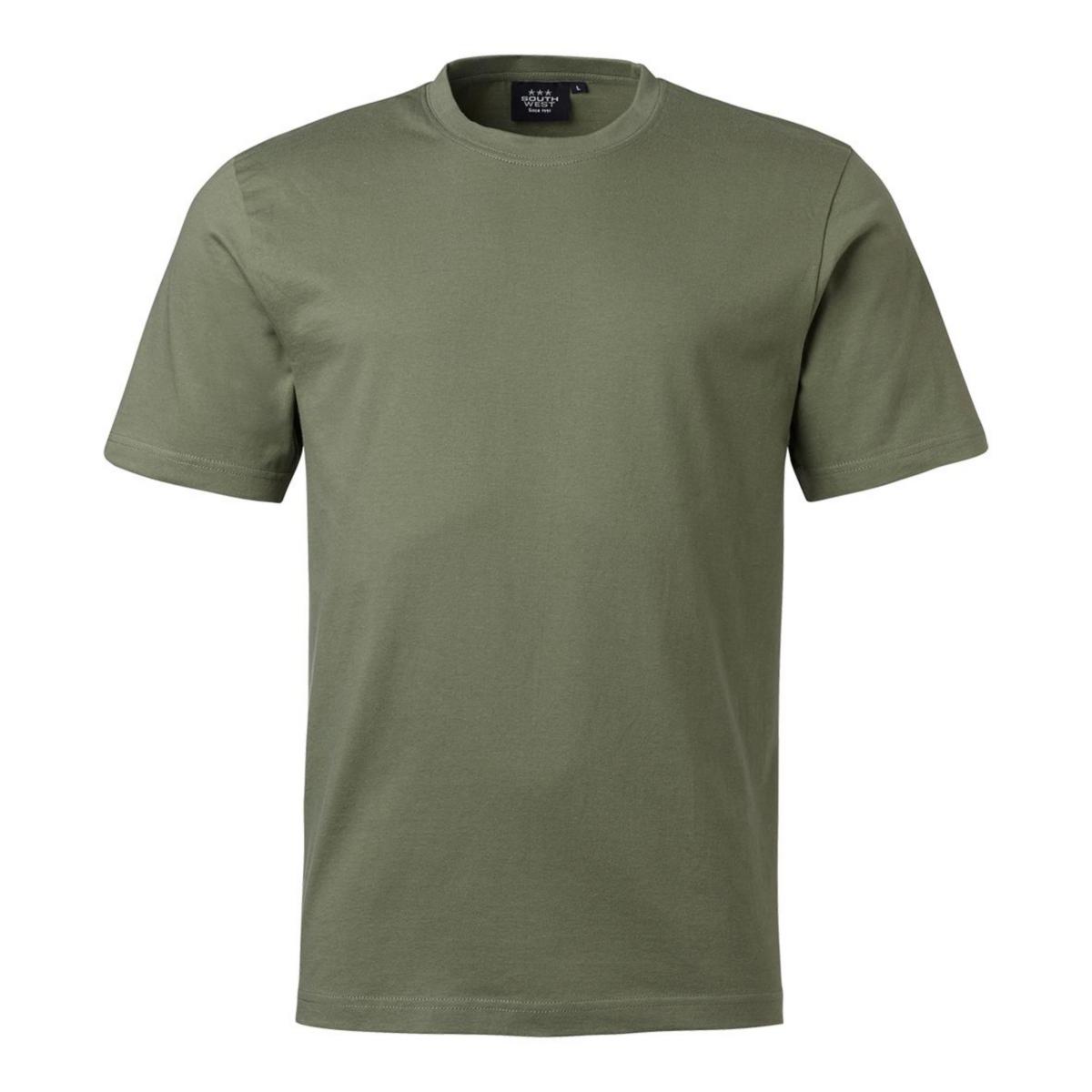 T-shirt South West Kings 106 - T-SHIRT SOUTH WEST KINGS 106 LJUS OLIVGRÖN STL S