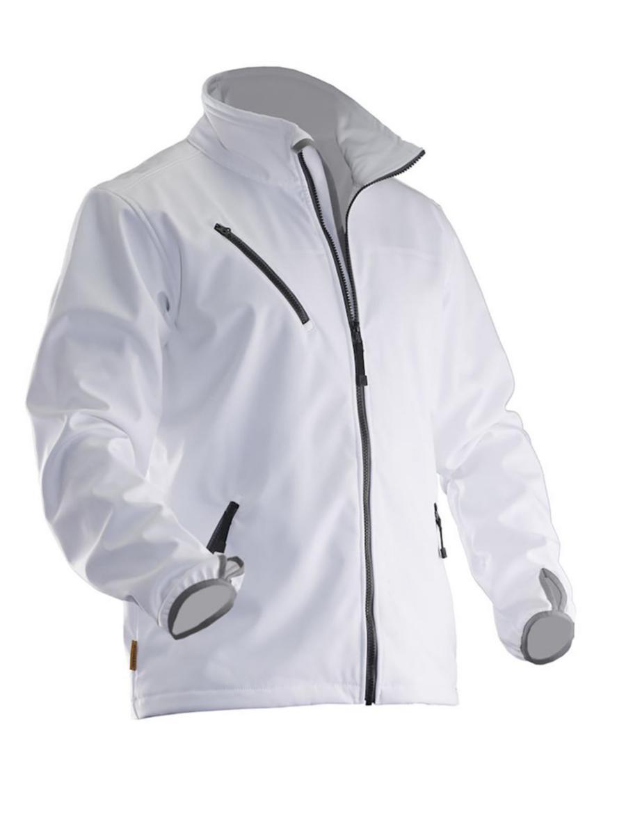 Softshelljacka Jobman 1201 - SOFTSHELLJACKA JOBMAN 1201 VIT STL S