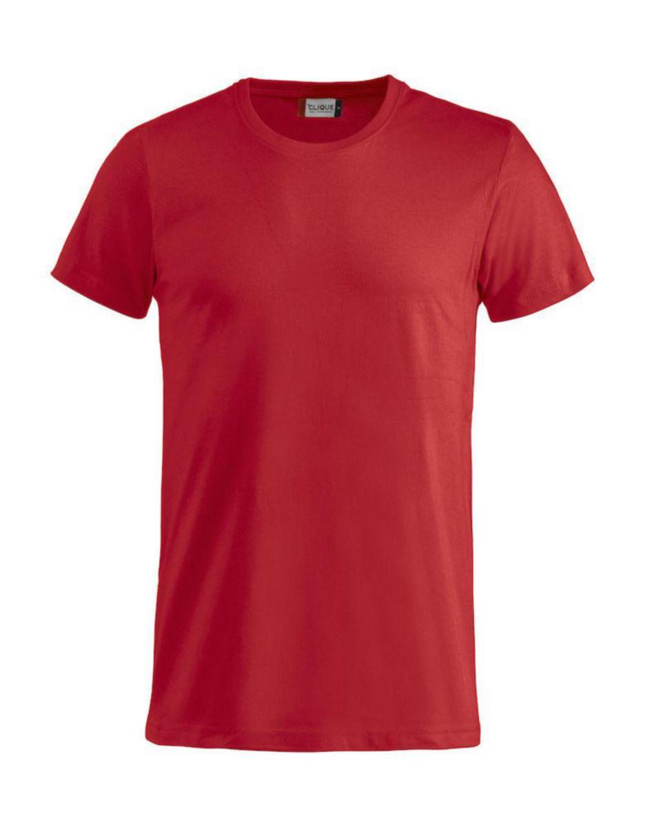 T-shirt Clique 029030 Basic-T - T-SHIRT CLIQUE 029030 BASIC-T BOMULL 145g RÖD STL 4XL