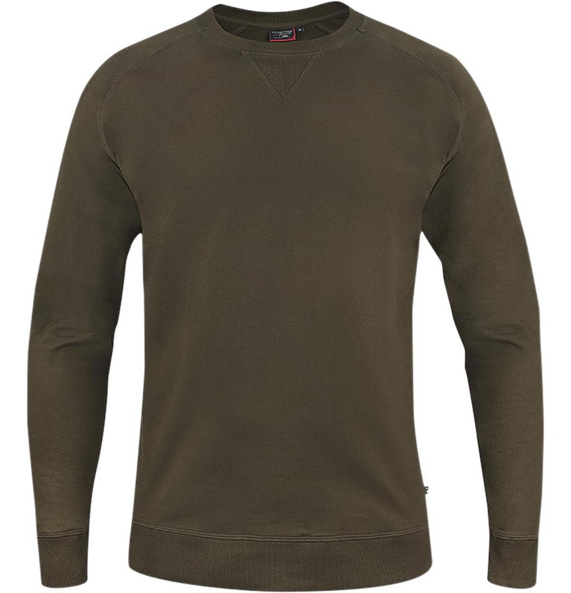 Tröja Texstar SW17 - TRÖJA TEXSTAR SW17 CREW NECK RUNDHALS GRÖN STL XXL