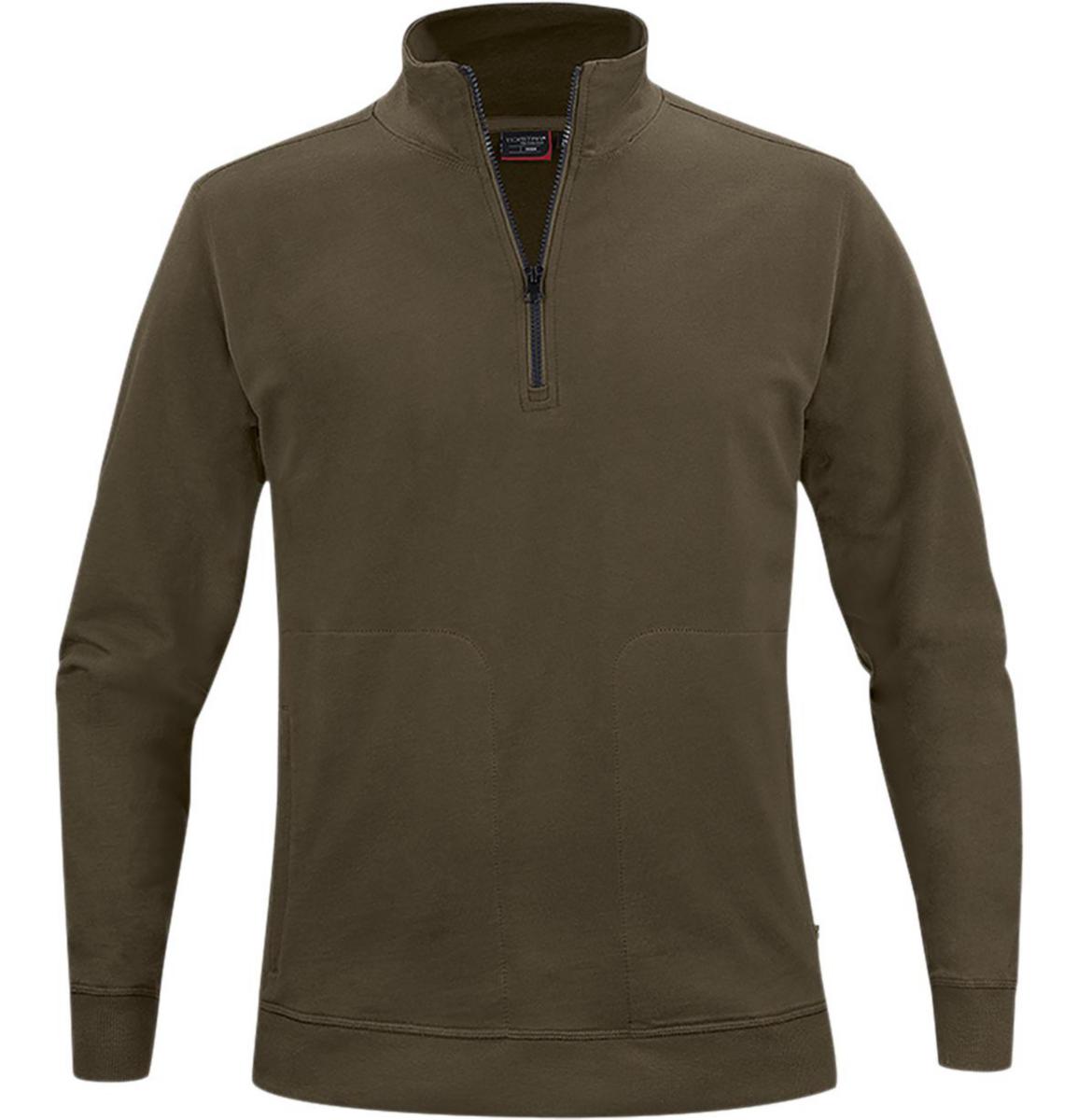 Tröja Texstar SW18 - TRÖJA TEXSTAR SW18 CREW HALVZIP GRÖN STL S