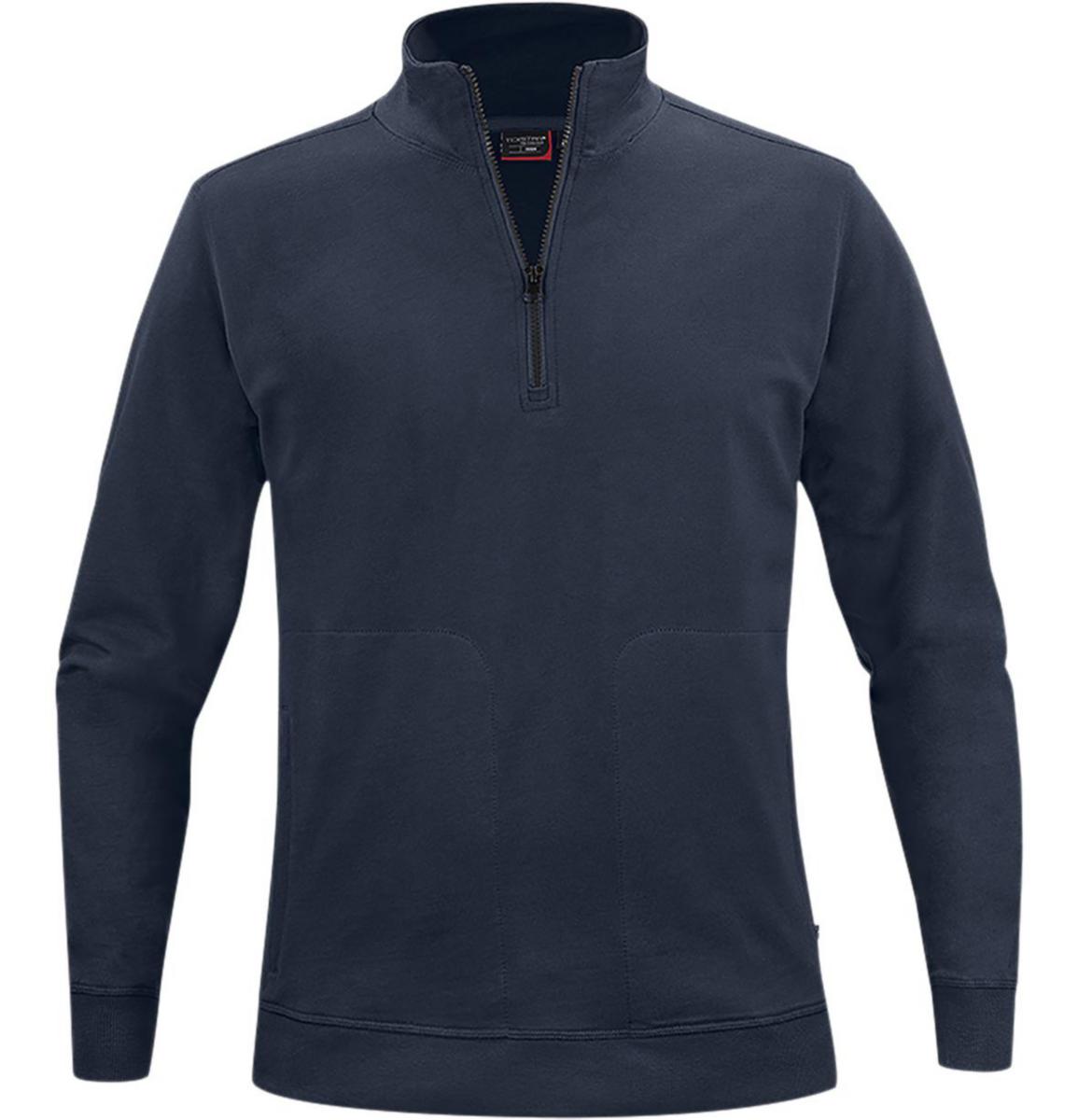 Tröja Texstar SW18 - TRÖJA TEXSTAR SW18 CREW HALVZIP MARIN STL 4XL