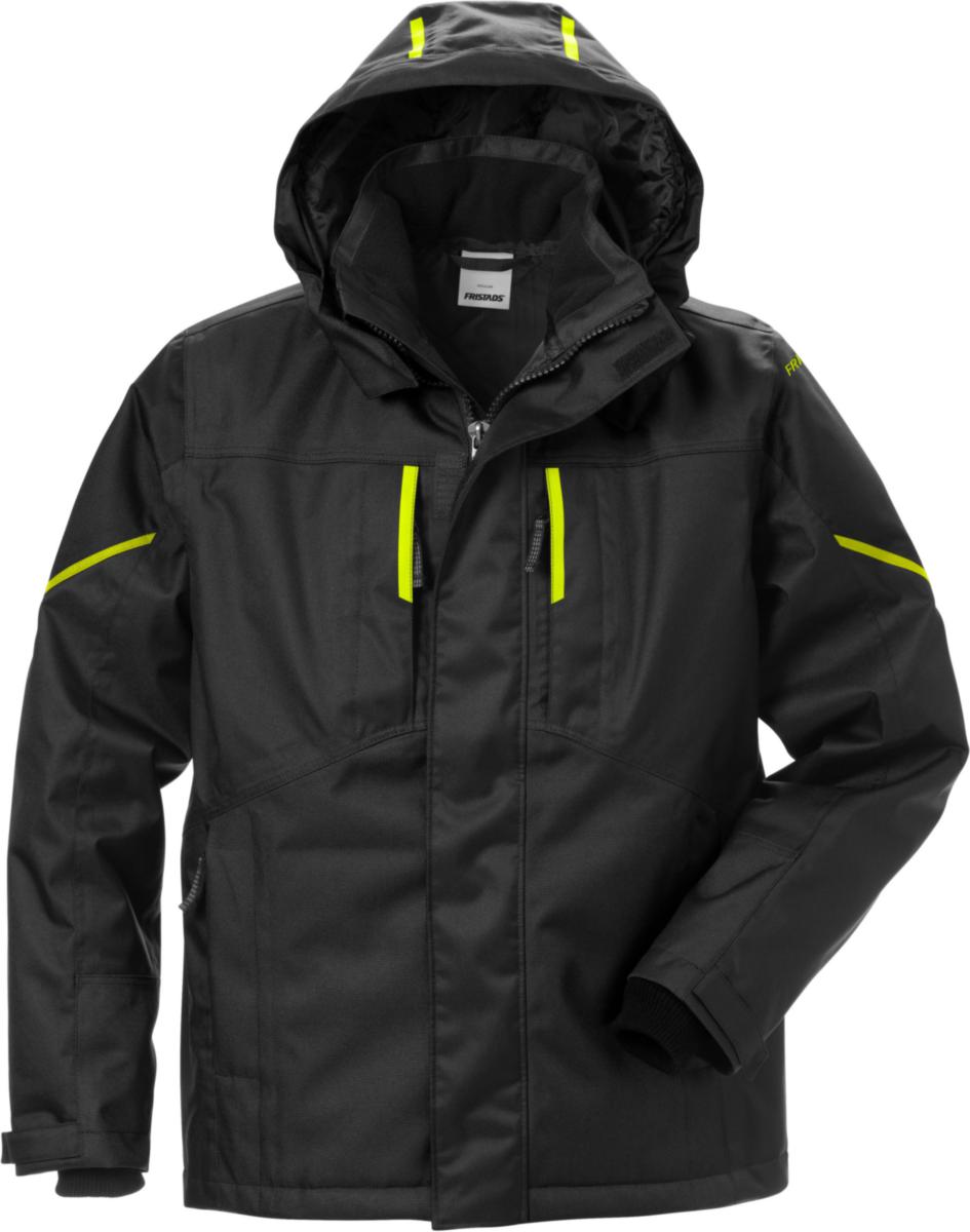 Vinterjacka Fristads 4058 GTC - VINTERJACKA FR 4058 GTC SVART/HIVIS GUL 4XL
