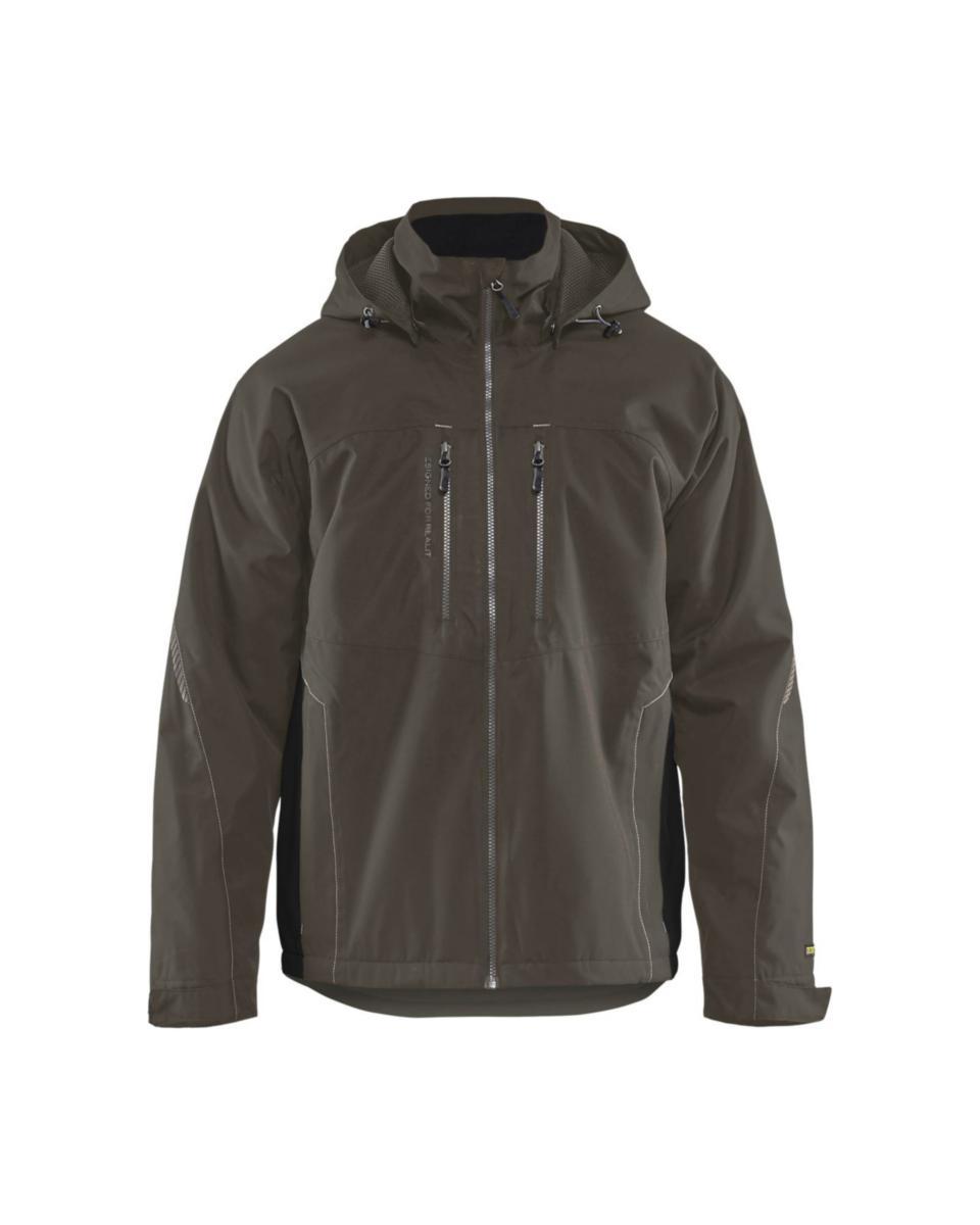 Jacka Blåkläder 4890-1977 - SKALJACKA BLK 4890-1977 GRÖNT /SVART LÄTTFODRAD STL 2XL